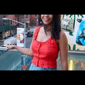 Reformation woven top